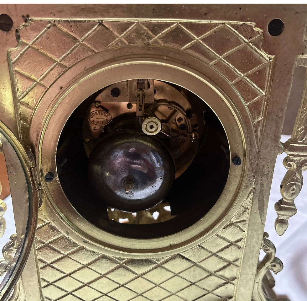 Thumbnail: French Antique Gothic Mantel Clock