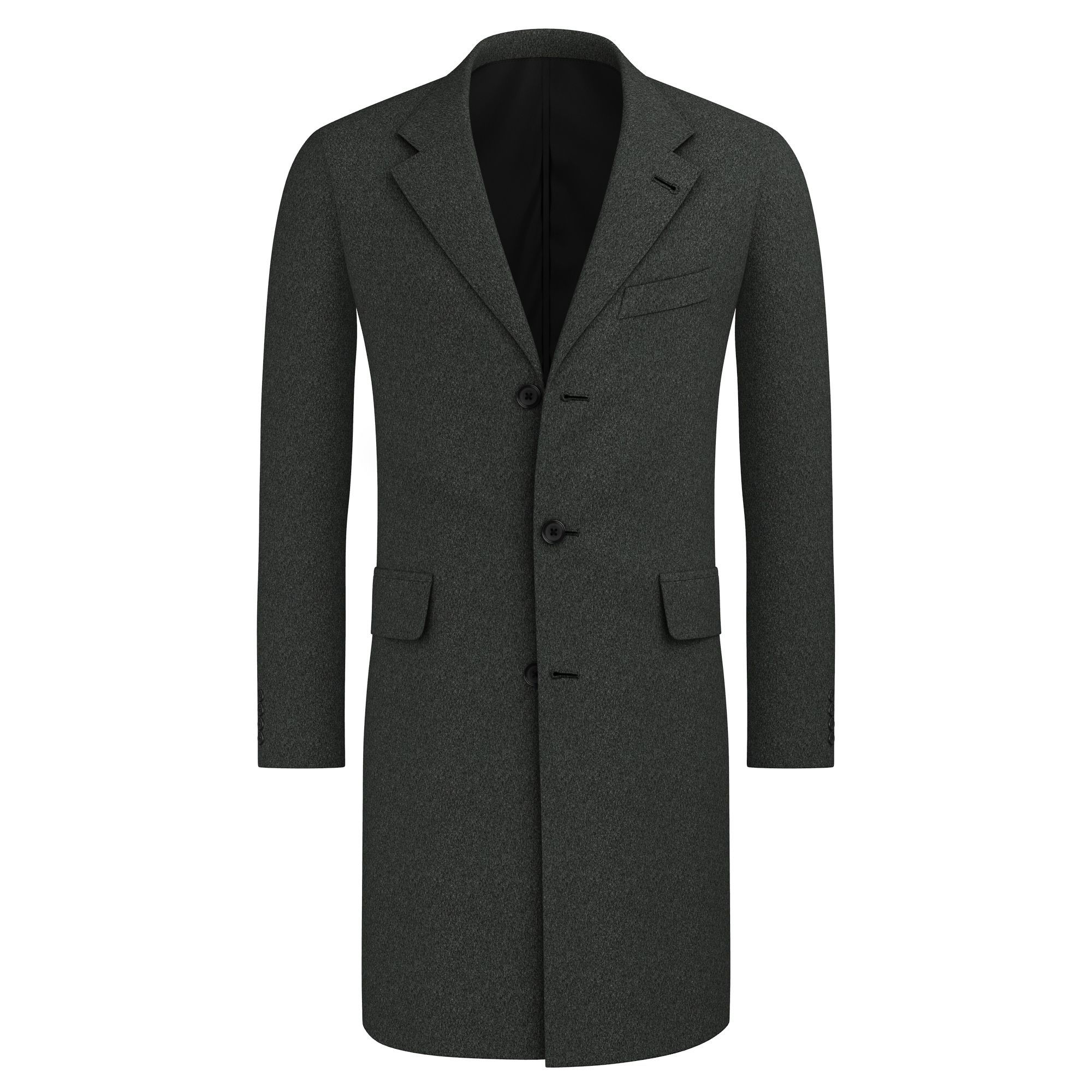 MEDIUM GREY CASHMERE WOOL