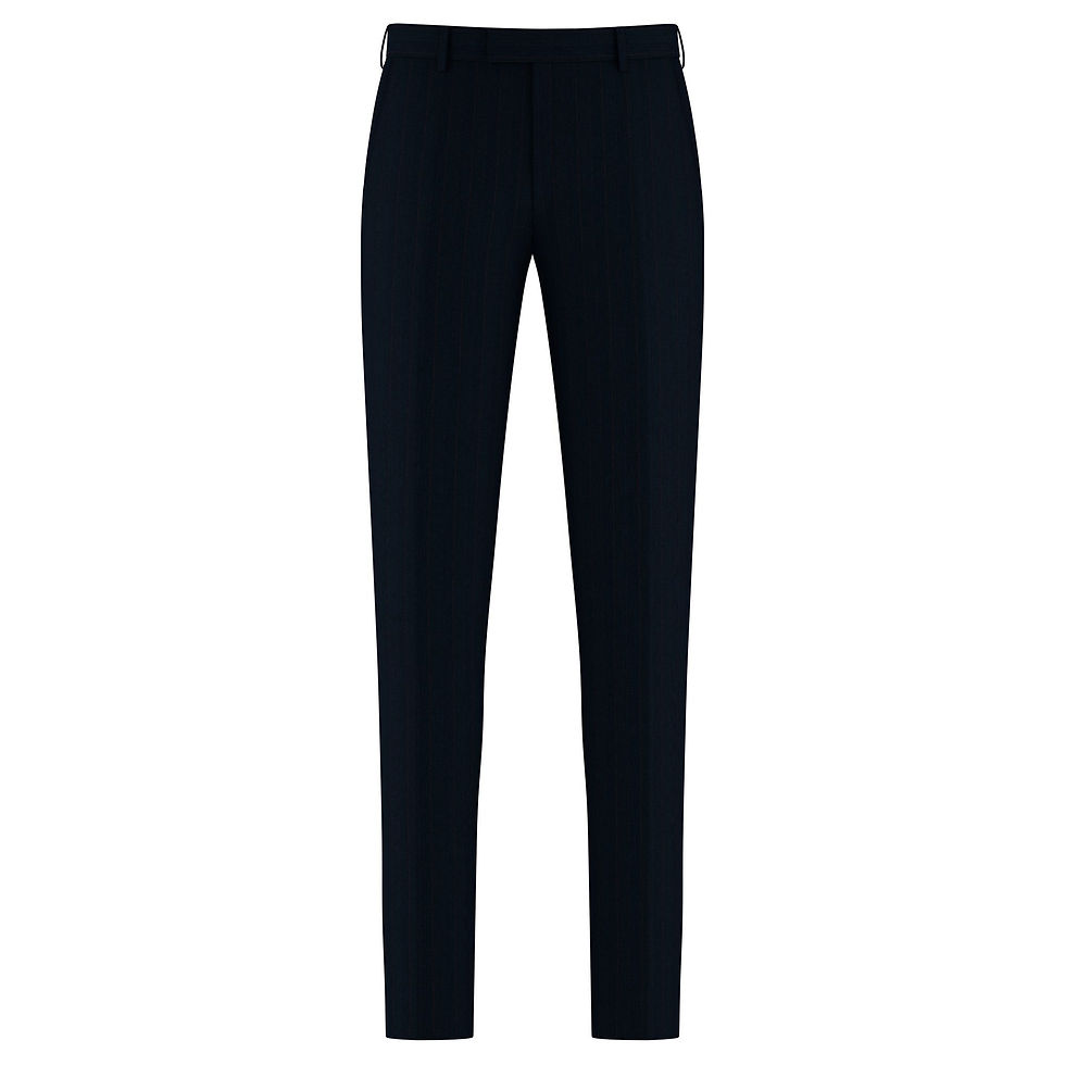 DARK BLUE W/ RED & BLUE STRIPE