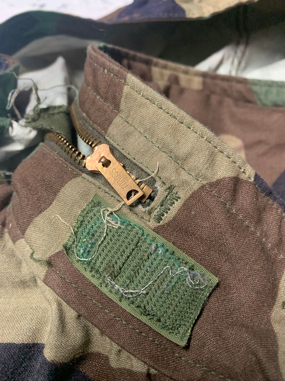 Thumbnail: 1982 Alpha Industries Cold Weather Camouflage Field Jacket (LG)