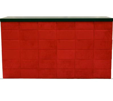Domino Red Velvet Bar