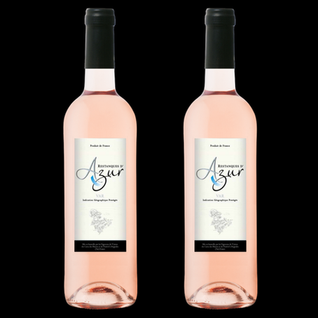 Pack Rosé Les restanques D'azur par 2 Bouteilles disponibles en livraison de nuit à Fréjus, Fréjus-Plage, Saint-Raphaël, Saint-Aygulf, Puget-Sur-Argens, Roquebrune-sur-Argens - V.i.p Night Service