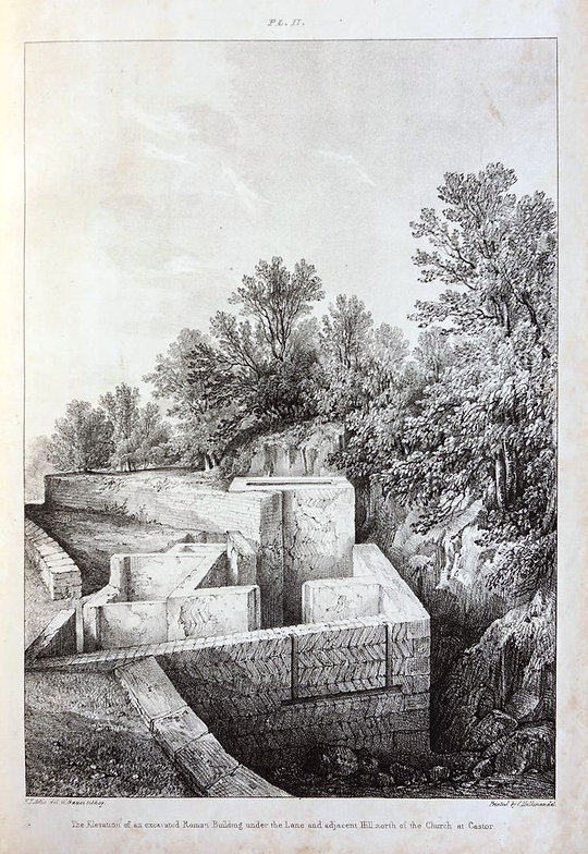 Roman Building in Castor - Artis - Nene Valley Archaeological Trust