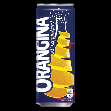 Canette Orangina 33 cl Soft - disponible en livraison de nuit à Fréjus et Saint-Raphaël - V.i.p Night Service