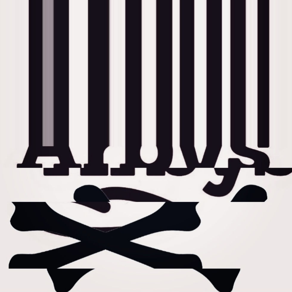 Digital art. GAY ARBYS (parody) logo.