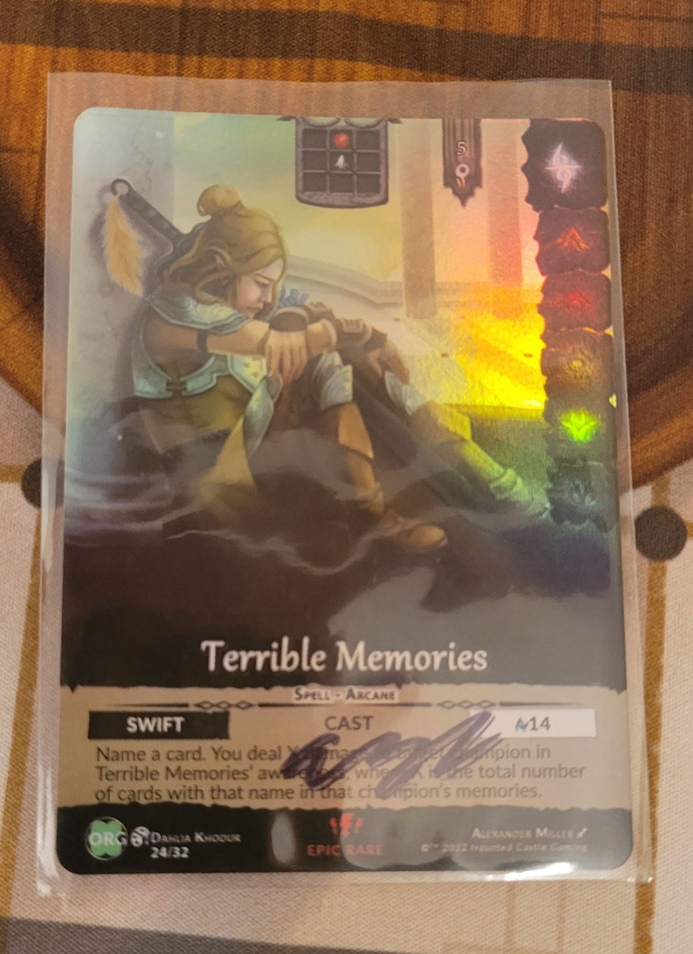 Assad Signed Origins KS Foil - Terrible Memories