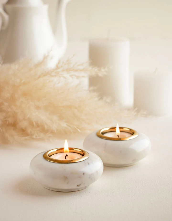 Marble Light Candle Holder
