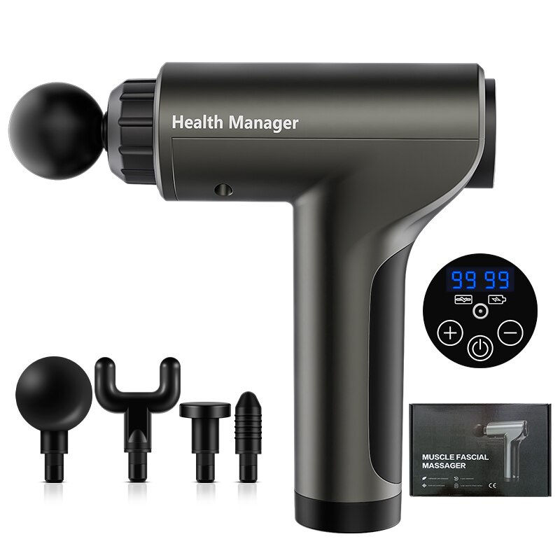 Miniature : Electric Massage Gun Fascia Gun Deep Tissue Neck Body Back Muscle Massager
