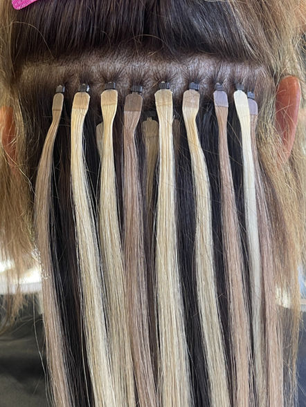 Professional hair extensions by Cole Temp Studios in Fairfield, CA.