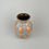 Thumbnail: Stoneware vase - Blue and orange bulbous pattern