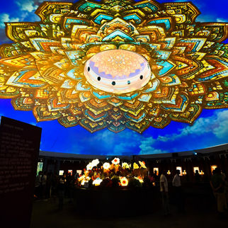 Dome Projection Mapping at National Gallery of Modern Art Mumbai