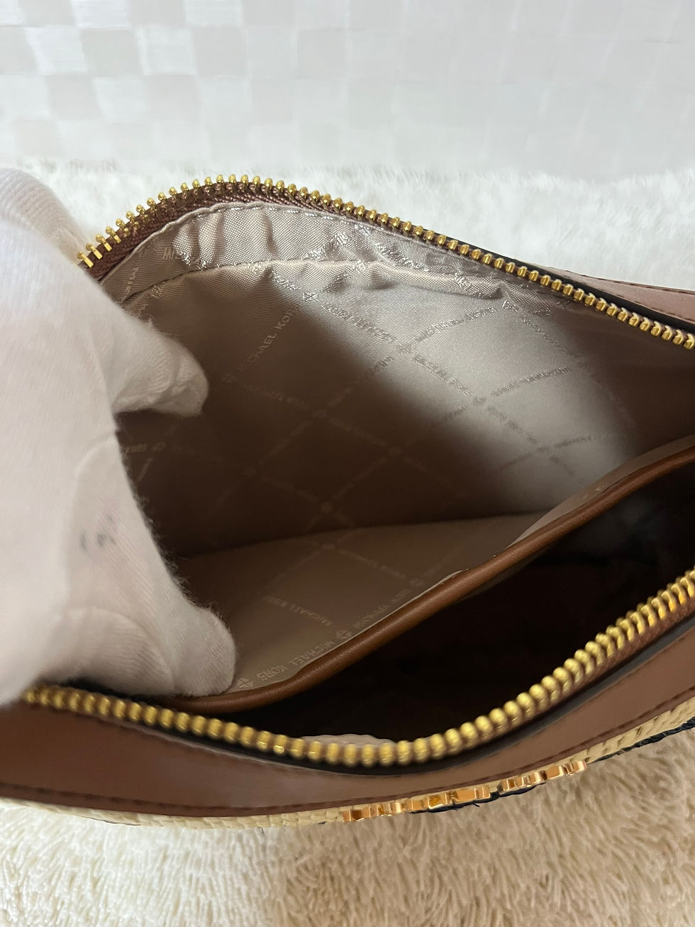 Miniatura: (129PA)*MICHAEL KORS フルーツ刺繍ショルダーバッグ -MICHAEL KORS SHOULDER BAG
