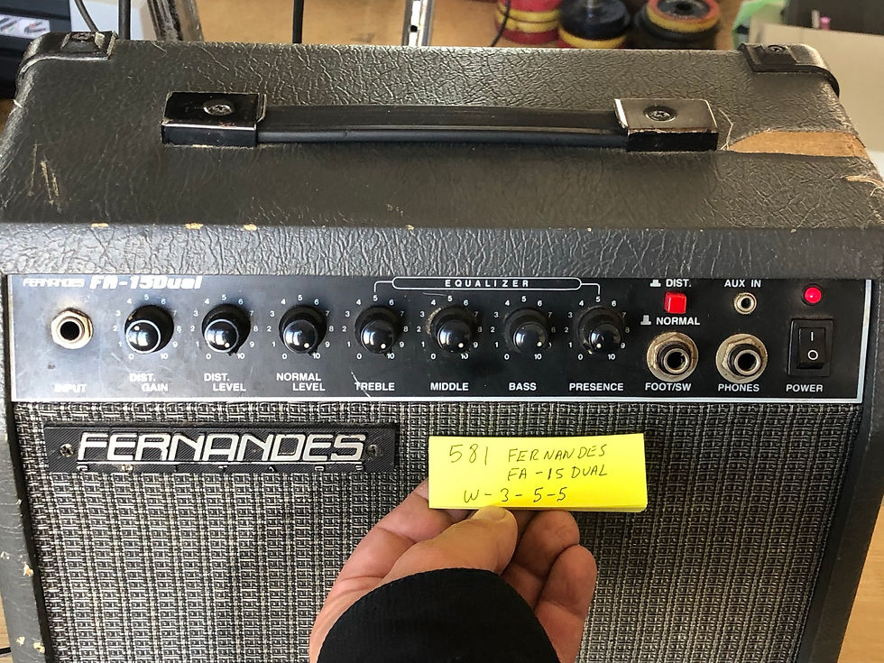 Thumbnail: (581W355) * FERNANDES　フェルナンデス　　ギターアンプ　音響機材 30W - GUITAR AMPLIFIER FERNANDES 30W