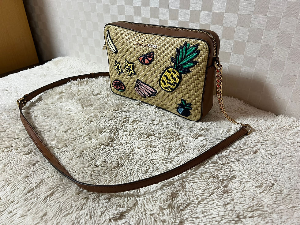 Miniatura: (129PA)*MICHAEL KORS フルーツ刺繍ショルダーバッグ -MICHAEL KORS SHOULDER BAG