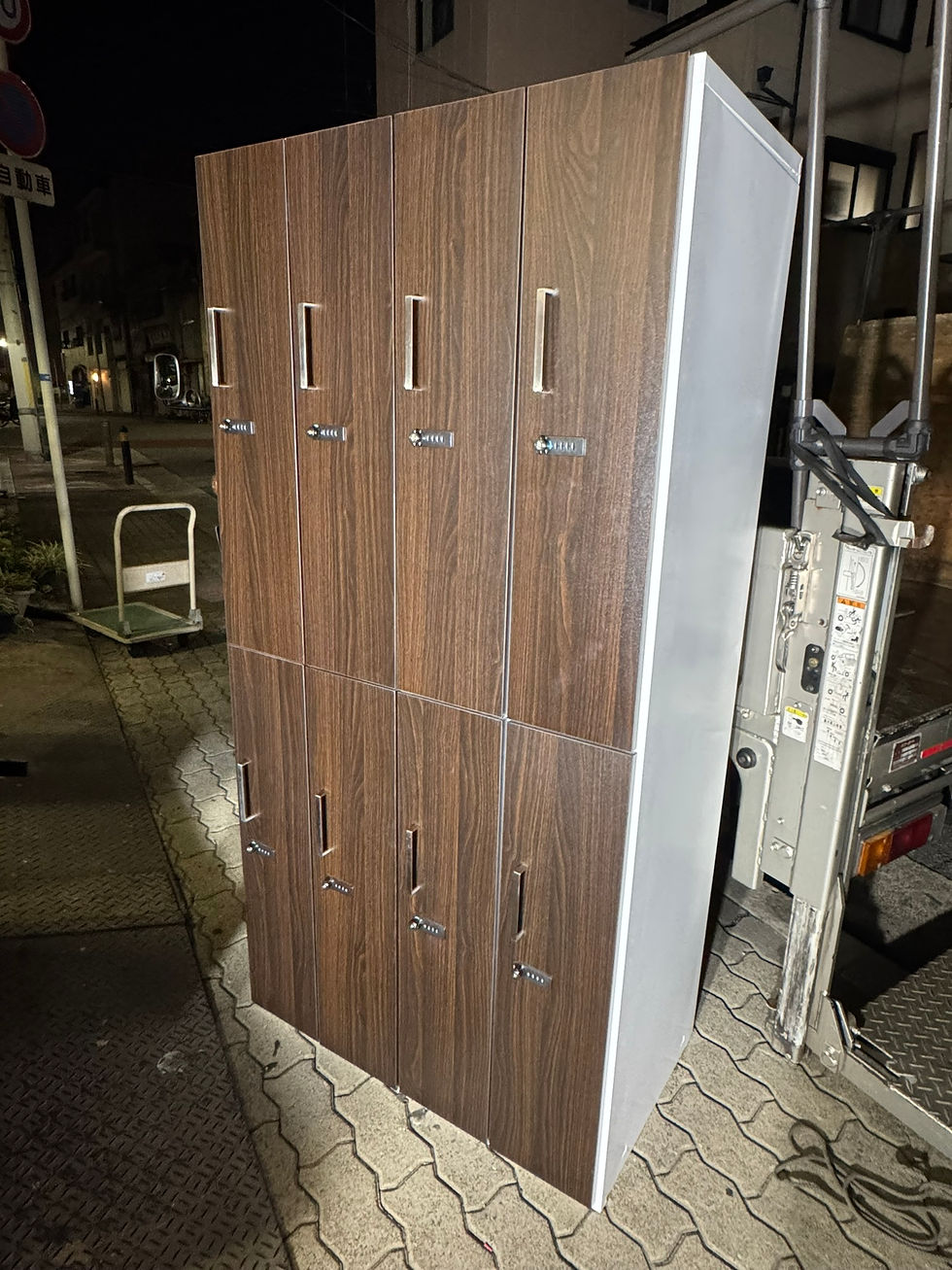 (4290W1)*株式会社スマイル SMILE 8人用ロッカー(ダイヤル錠)鍵付き - 8 PERSON LOCKER