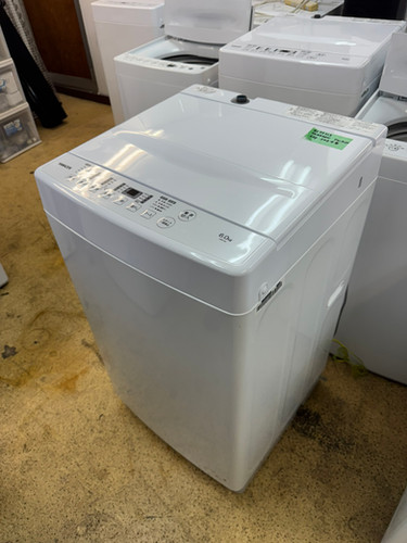 4577W3)*YAMAZEN 洗濯機 6Kg YWM-60(W) 2024年製 - Washing Machine