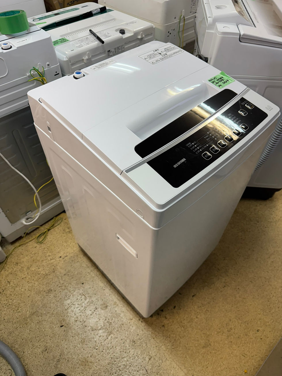 サムネイル： (4091W3)*IRIS OHYAMA 洗濯機 アイリスオーヤマ IAW-T602E 6kg 2020年 - WASHING MACHINE