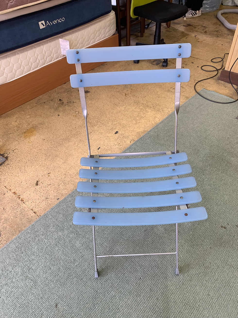 サムネイル： (2198W2)*折りたたみ椅子 - FOLDABLE CHAIR