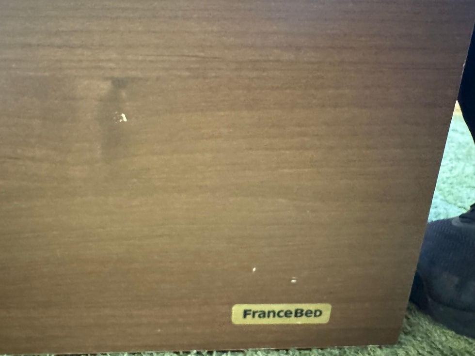 サムネイル： (4528W2)*シングルベッドマットレス付 引き出し有 - SINGLE BED FRANCEBED