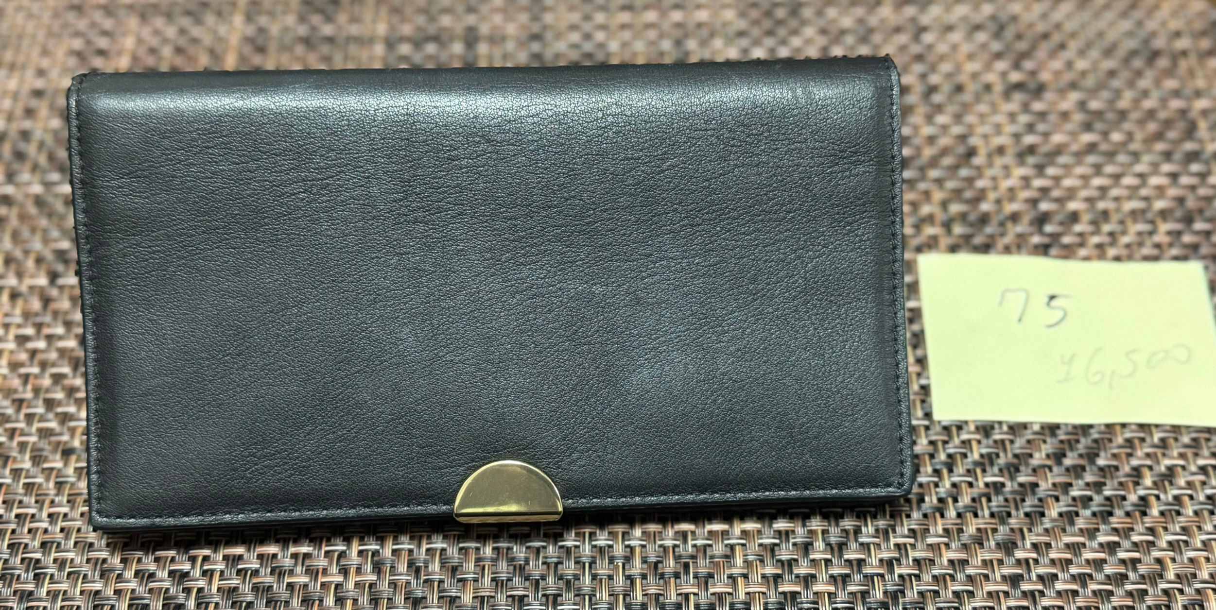 (4306)*COACH コーチ 長財布 ブラック - LONG WALLET COACH