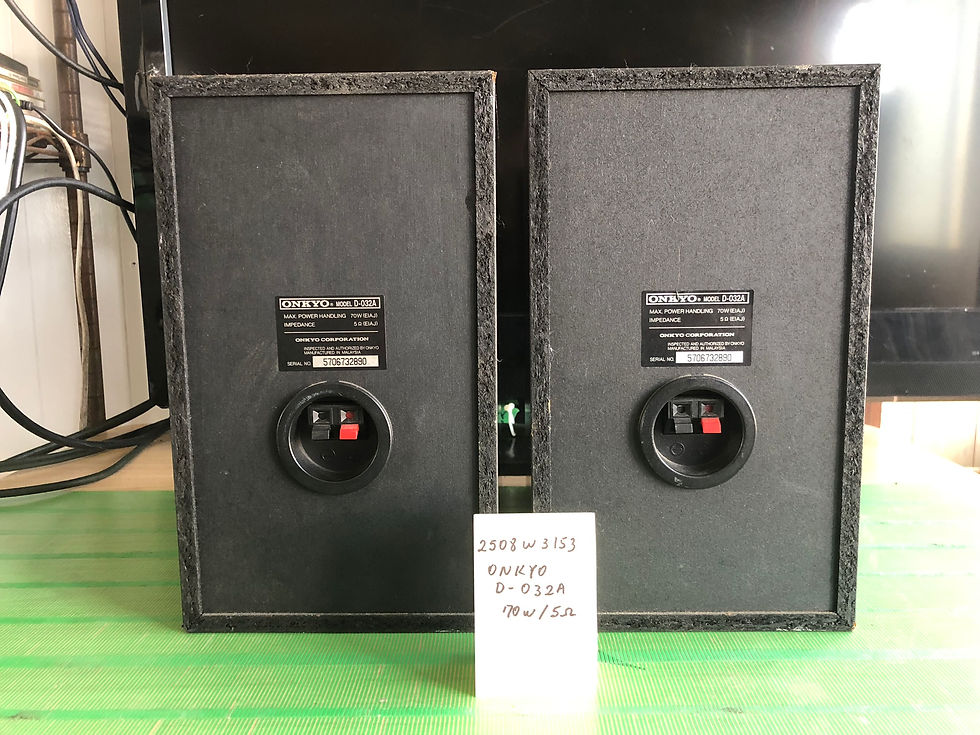 Thumbnail: (2508W3153)*ONKYO D-032A オンキョー 音響 ハイパワー 70W バスレフ 2WAY スピーカーシステム - SPEAKER ONKYO