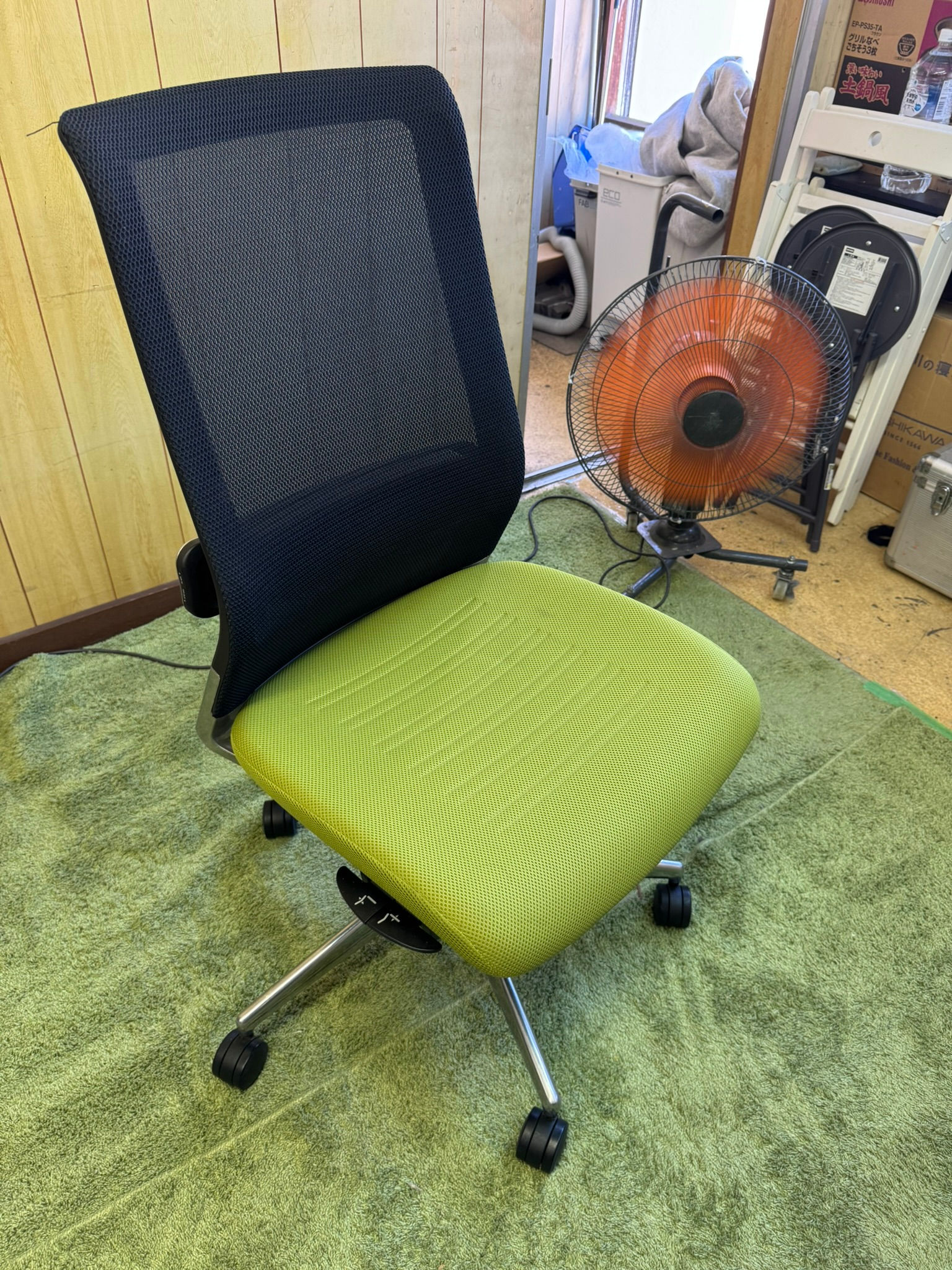 (4159W2)*エアフォート GRS-GA2330 コクヨ/KOKUYO 肘無ハイバックチェア - OFFICE CHAIR KOKUYO