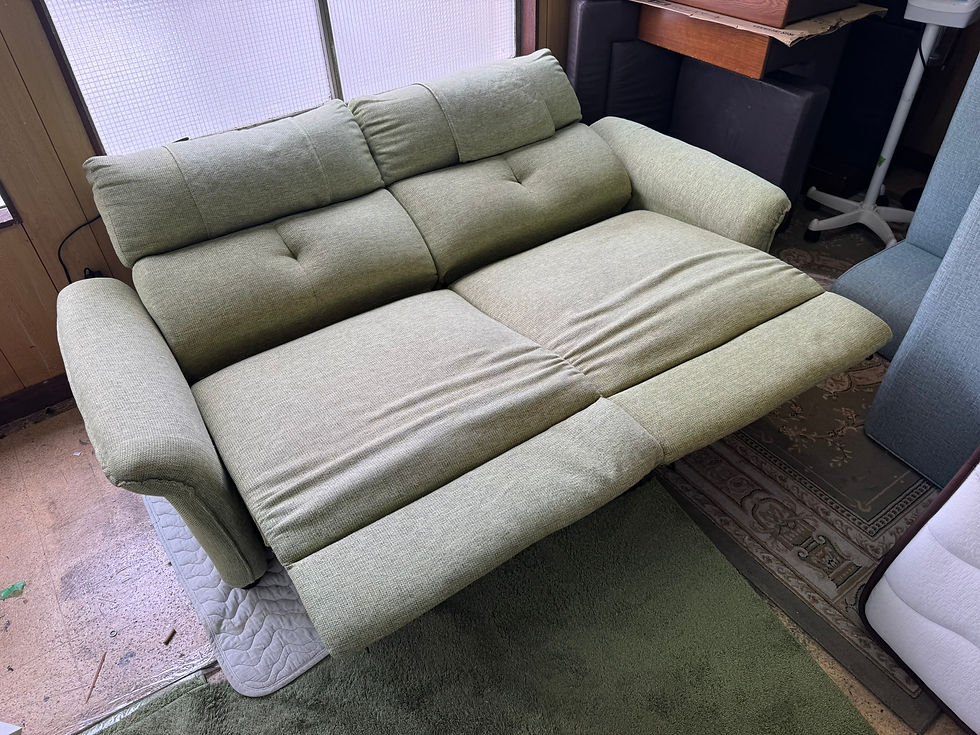 サムネイル： (4523W2)*ニトリ 電動リクライニングソファー 2人掛 - RECLINING SOFA