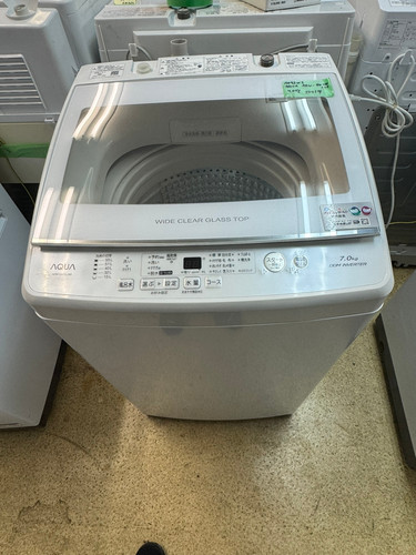 (4092)*AQUA アクア 洗濯機 AQW-GV70J 7kg 2021年 4092)*AQUA アクア 洗濯機 AQW-GV70J 7kg 2021年 - WASHING