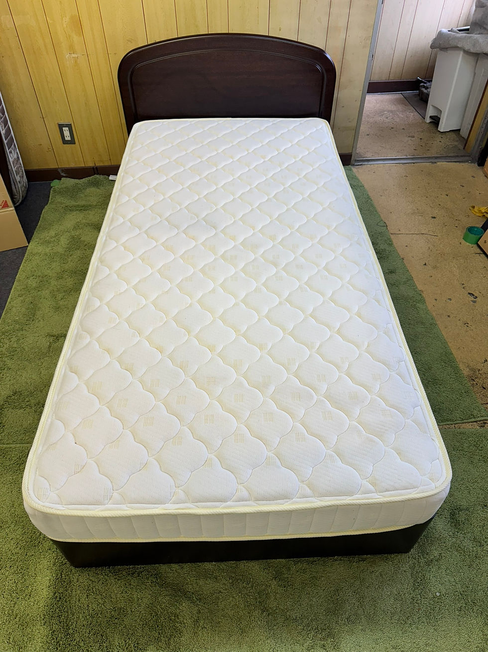 サムネイル： (3400W2)*シングルベッドマットレス付　引き出し有 - Single Bed W/Mattress Drawers