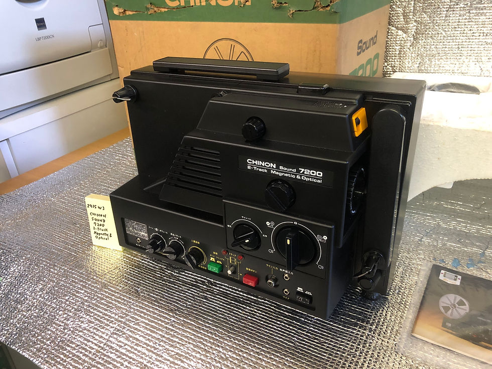 Thumbnail: (2915W3)*フルセット新品 ２トラック光学磁気サウンド８ミリ映写機　チノン　ＣＨＩＮＯＮ Ｓｏｕｎｄ ７２００ - PROYECTOR CHINON