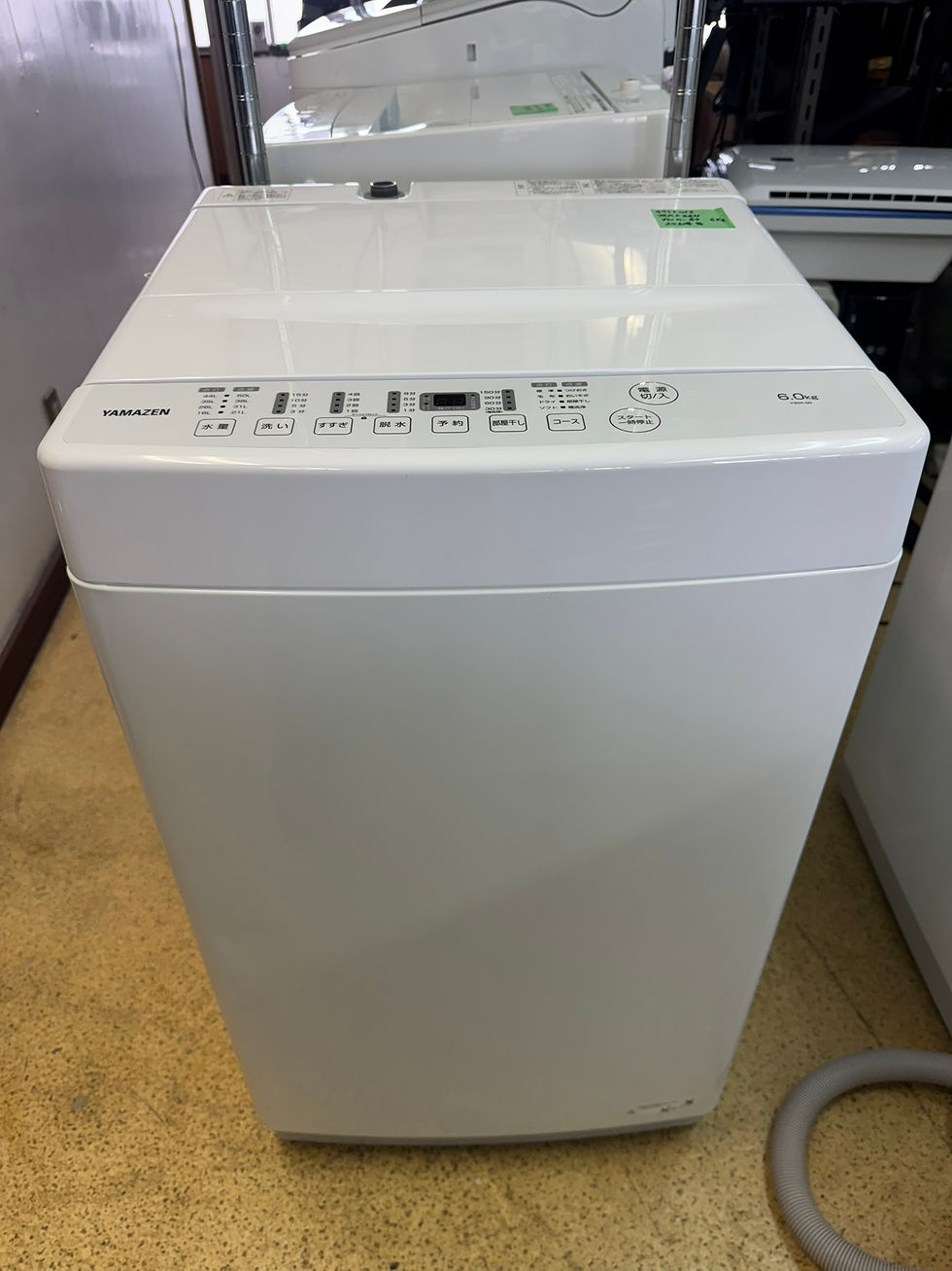 Thumbnail: (4562W3)*YAMAZEN　洗濯機 6Kg YWM-60(W) 2024年製 - Washing Machine Yamazen 6 Kg 2024