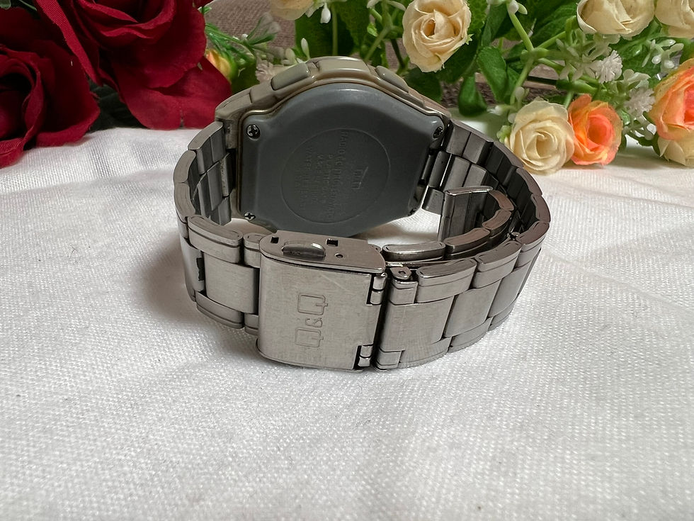 サムネイル： (178PA)*Q&Q ソーラーマテリアル 電波時計 5BAR - WATCH Q&Q