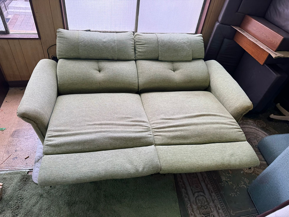 サムネイル： (4523W2)*ニトリ 電動リクライニングソファー 2人掛 - RECLINING SOFA