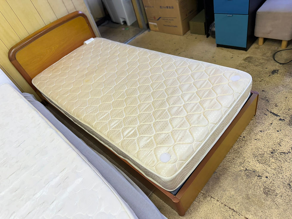 サムネイル： (3077W2)*シングルベッドマットレス付 - SINGLE BED W/MATTRESS