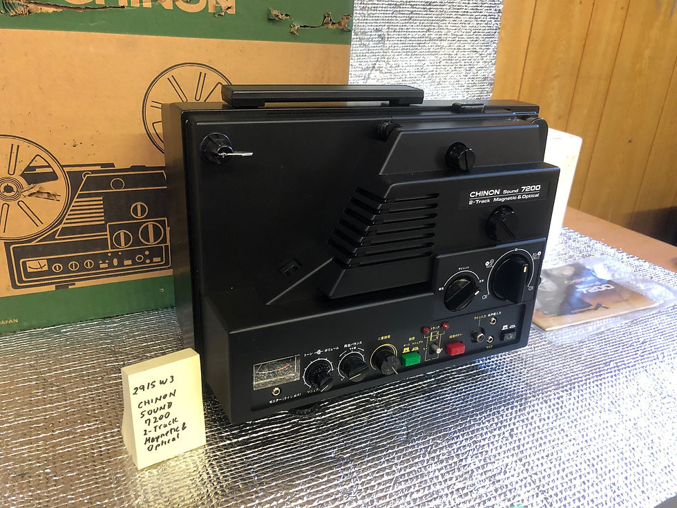 Thumbnail: (2915W3)*フルセット新品 ２トラック光学磁気サウンド８ミリ映写機　チノン　ＣＨＩＮＯＮ Ｓｏｕｎｄ ７２００ - PROYECTOR CHINON