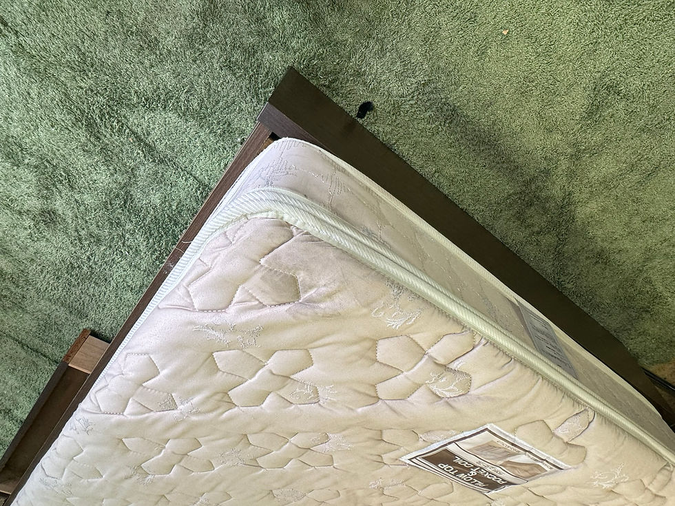 Miniatura: (4551W2)*セミダブルベッドマットレス付 引き出し有 - DOUBLE BED W/MATTRESS