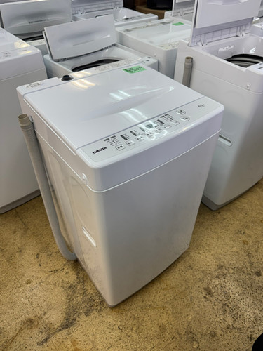 4577W3)*YAMAZEN 洗濯機 6Kg YWM-60(W) 2024年製 - Washing Machine