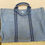 Miniatura: (52W31)*HERMES エルメス フールトゥ トート グレー コットンキャンバス - Hermes Foul Tote Grey Cotton Canva