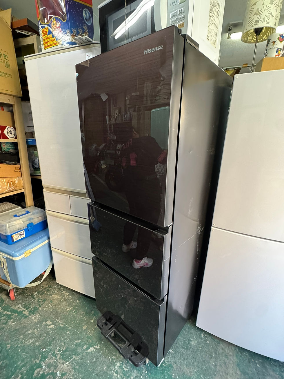 Hình thu nhỏ: (4313W3)* Hisense ハイセンス 冷蔵庫  3ドア 282L  HR-G2801BR 2020年製 -FRIDGE HISENSE 282L