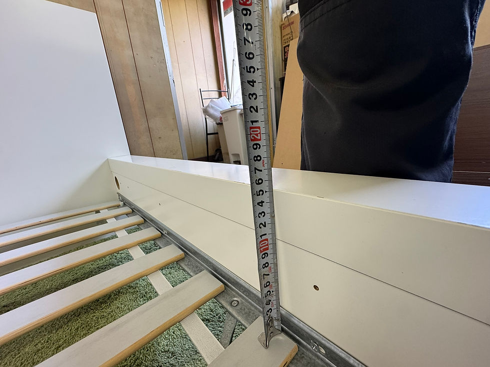 Thumbnail: (4482W2)*シングルベッドマットレス付 IKEA SULTAN LUROY - SINGLE BED FRAME IKEA