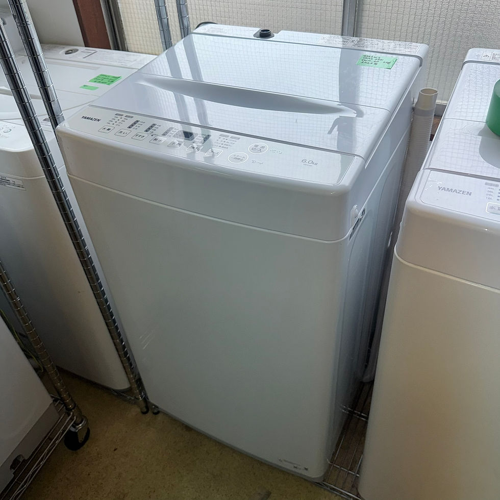 Thumbnail: (4566W3)*YAMAZEN　洗濯機 6Kg YWM-60(W) 2024年製 - Washing Machine Haier 6 Kg 2024