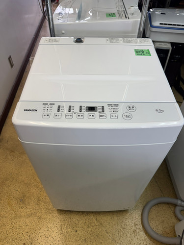 4562W3)*YAMAZEN 洗濯機 6Kg YWM-60(W) 2024年製 - Washing Machine