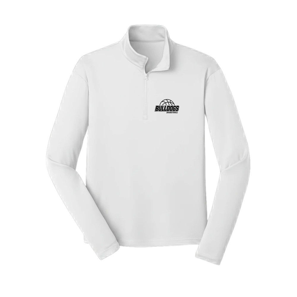 Bulldog Basketball - Unisex Quarter-Zip Pullover | Sport-Tek ST357