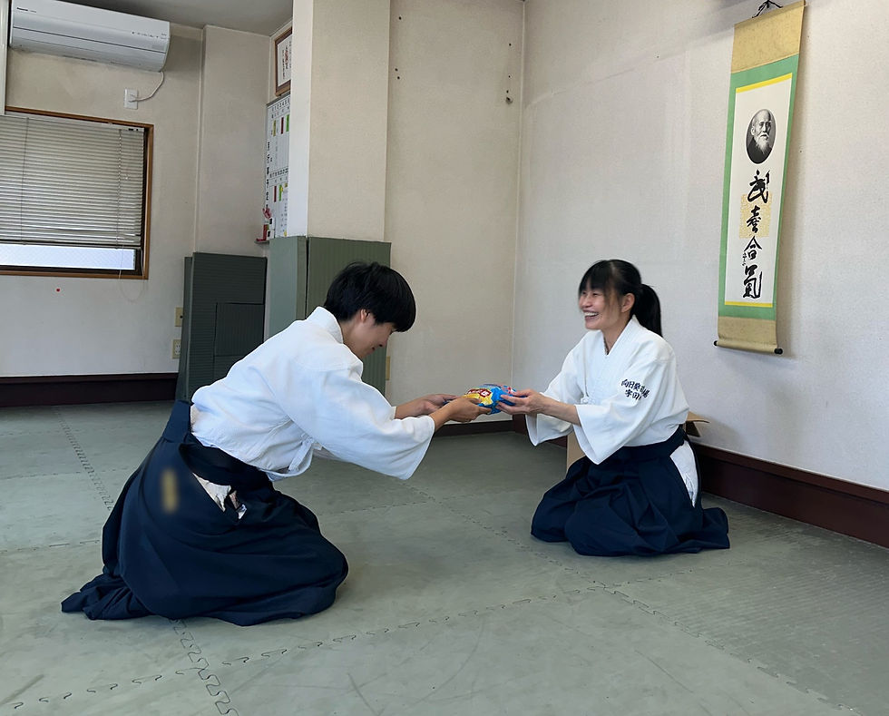 暑中稽古皆勤おめでとう！