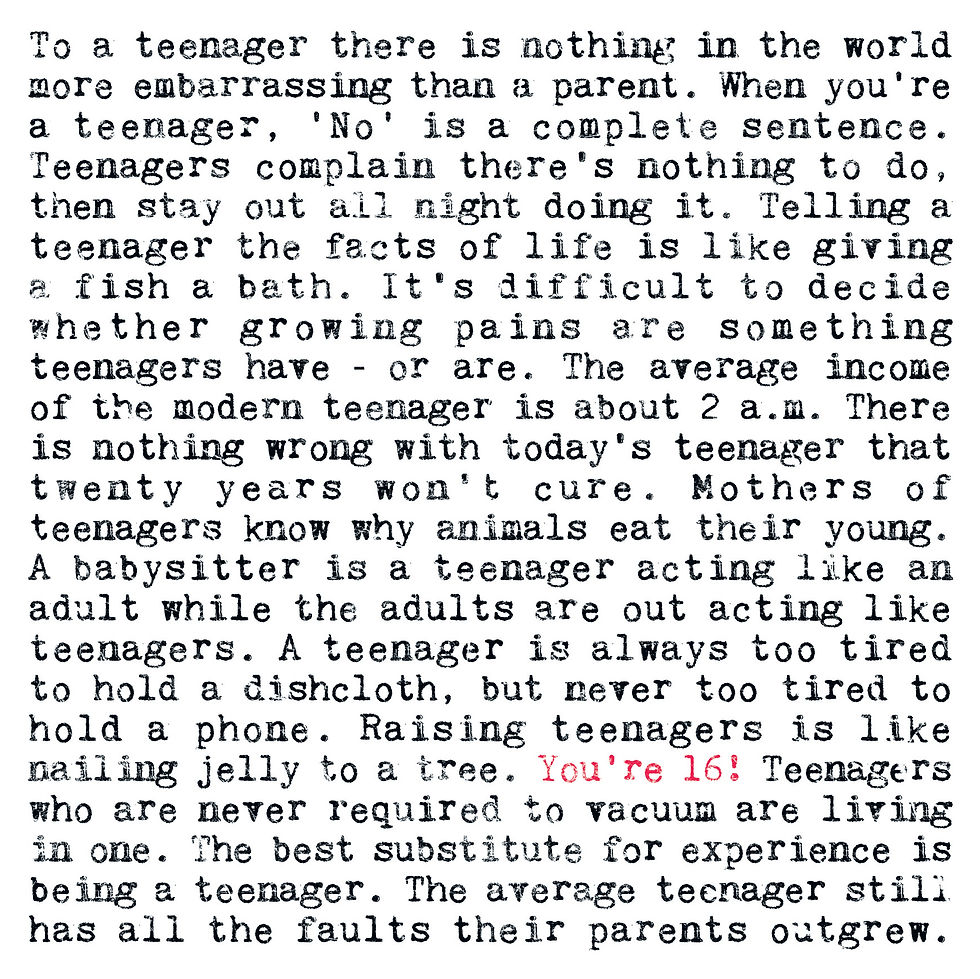 Thumbnail: 16th Birthday Card with Quotes