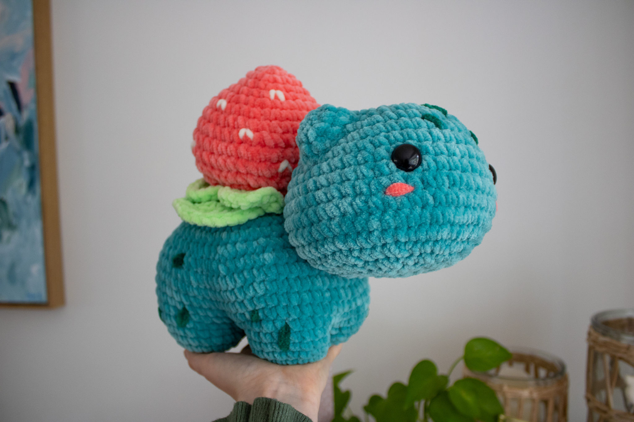 Crochet Strawberry Creature