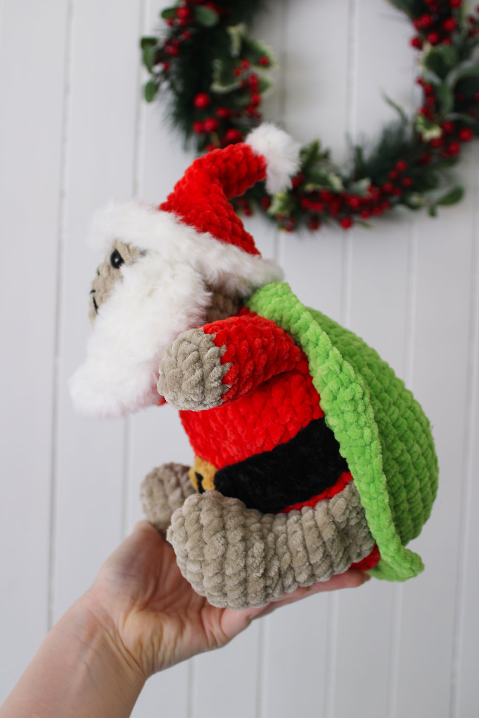 Thumbnail: 11" Grumpy Christmas Turtle