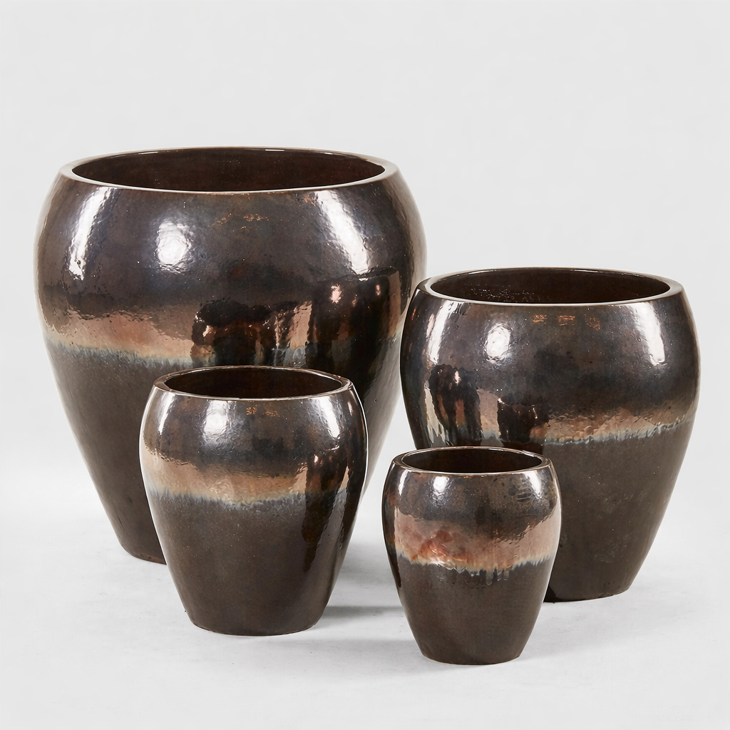 POT CARMINE - MELANGE MARRON