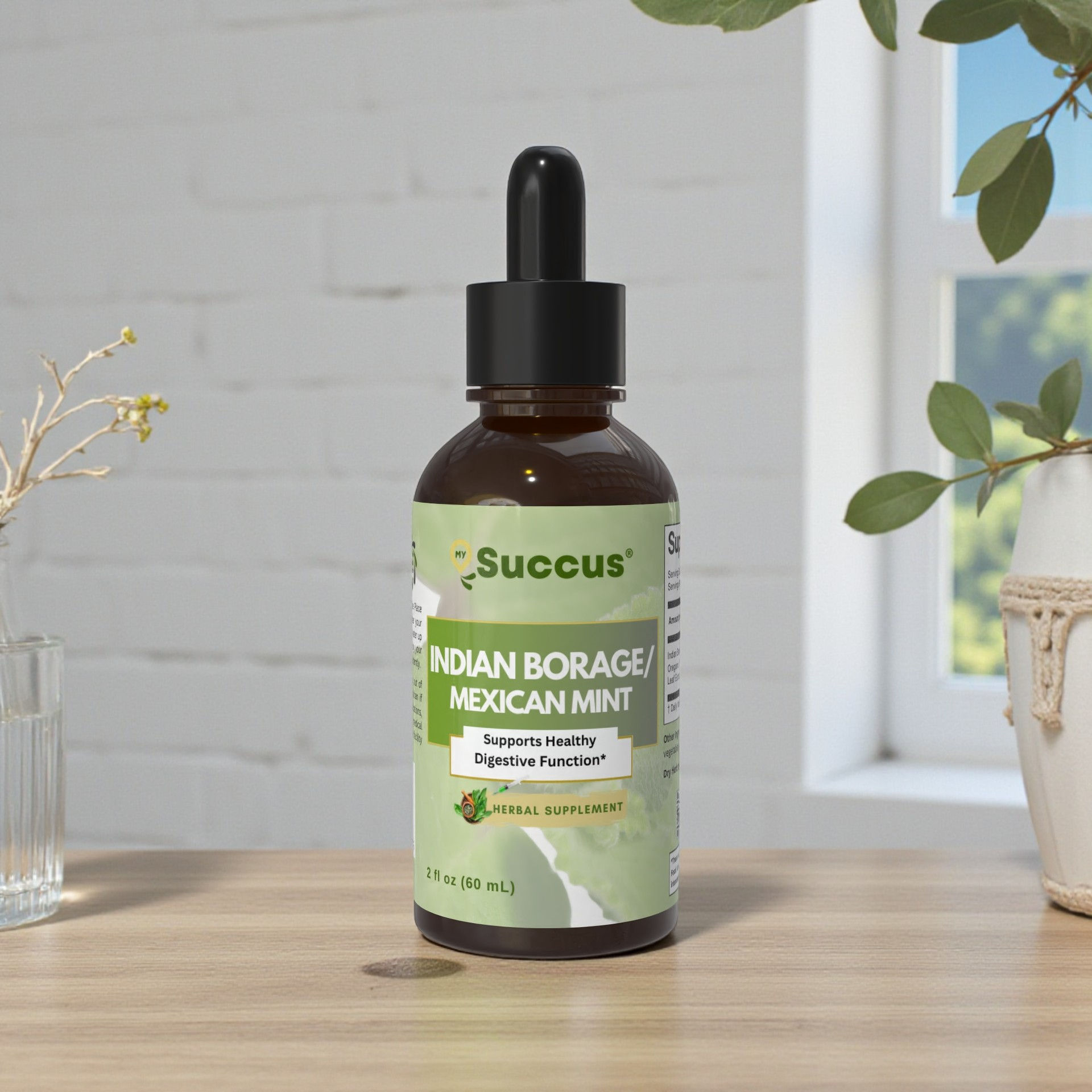 Mexican Mint / Cuban Oregano Tincture - Supports Wellness