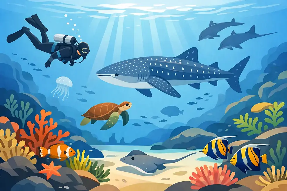 Top Marine Life in Qatar for Divers